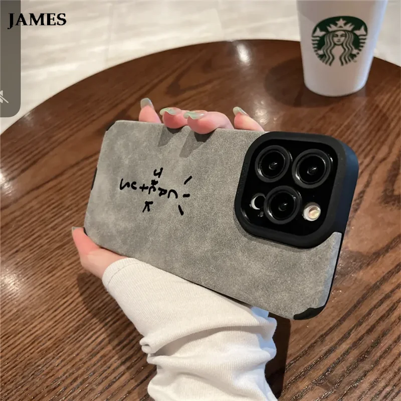 Luxury Leather Travis scot Phone Case For iPhone 11 12 13 14 15 16 17 Pro Max Plus Air XR Cactusjack Hip Hop Anti-fur Cover - Image 3