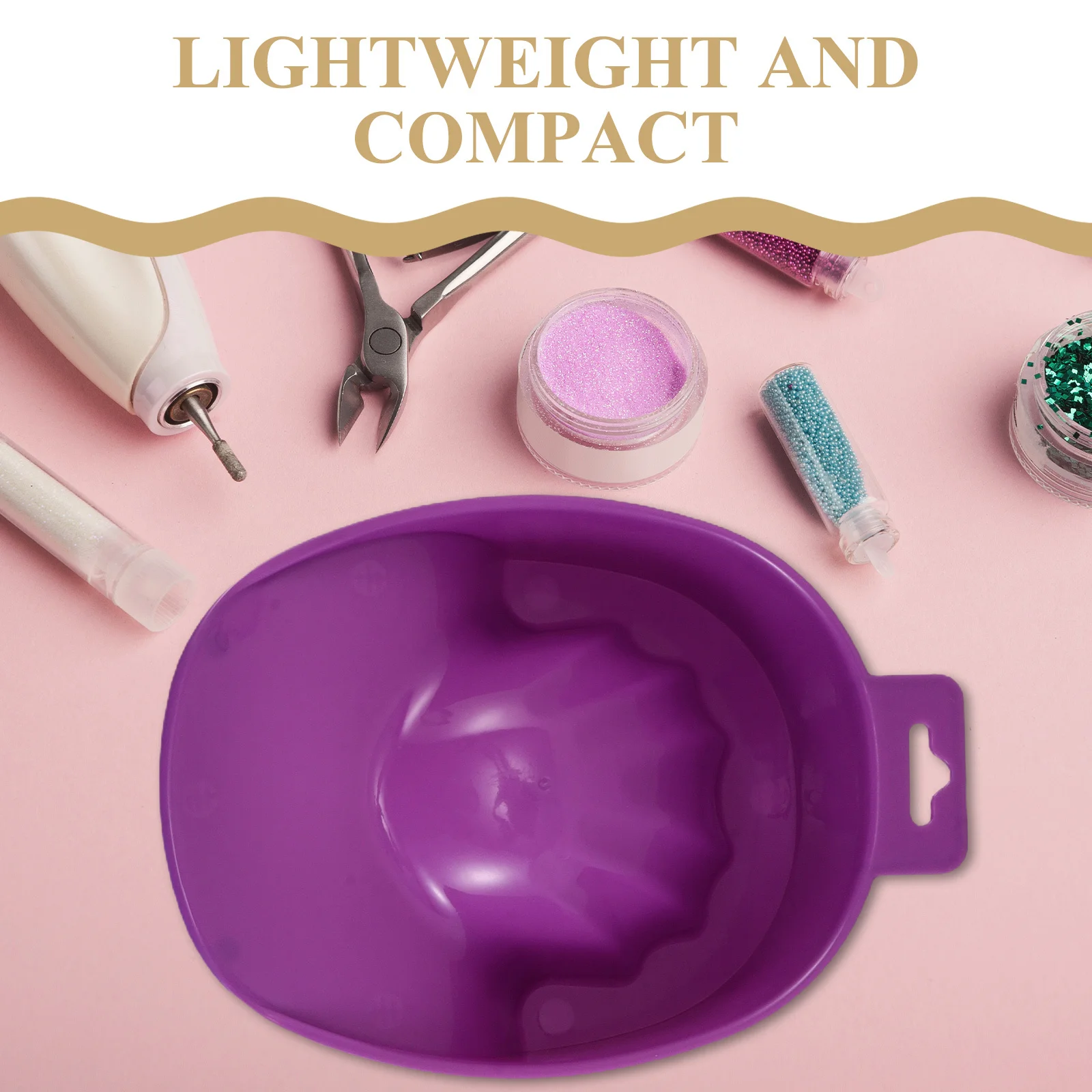 5Pcs Nail Soaking Bowl Spacious Wide Mouth Design Prevents Spills Ideal Nail Polish Removal Home Salon Essential