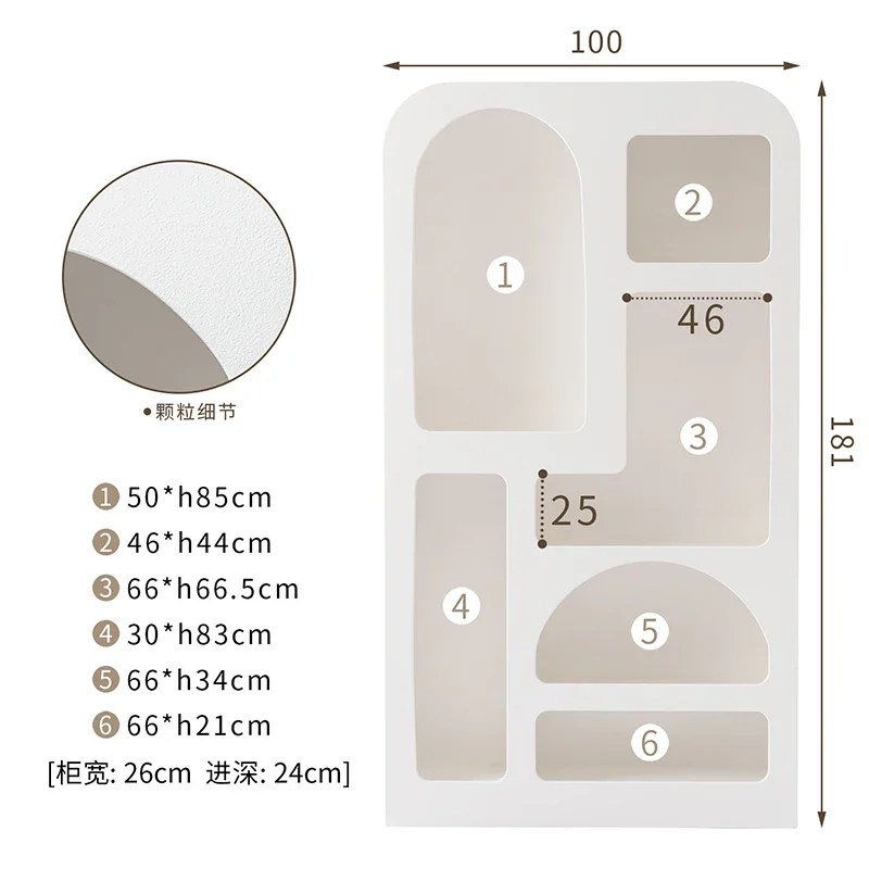 Modern Luxury Living Room Cabinets Bookshelf Display Librero Cabinets Shelf Filing Desk Meuble De Rangement Modular Furniture