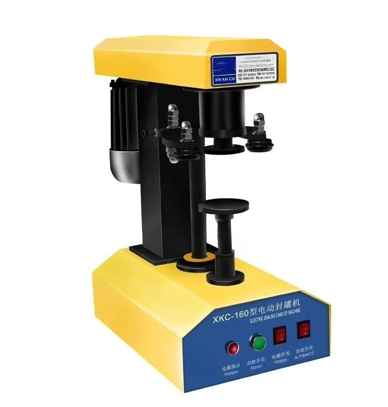 

Stainless Steel Fully Automatic Can Sealing Machine, Commercial Takeaway PET Sealing Machine, Electric Sealing Machine