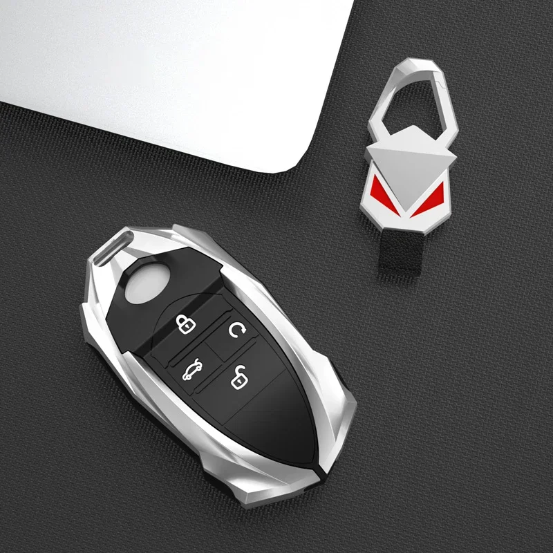 

Zinc Alloy Car Remote Key Case Cover Protect Shell Bag For Trumpchi GAC 2021 Empow J11 J12 J13 J14 J15 J16 GS8 Accessories
