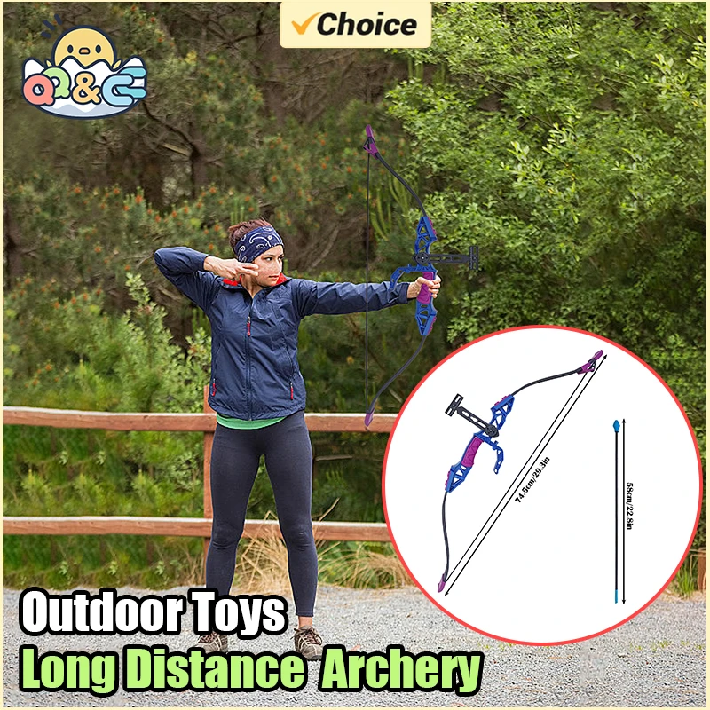 

Bow Recurve Bow Competitive Shooting Sports Archery Toys Kids Outdoor Toys Plastic Bow and Arrow Set Archery Toy For Boys Gifts