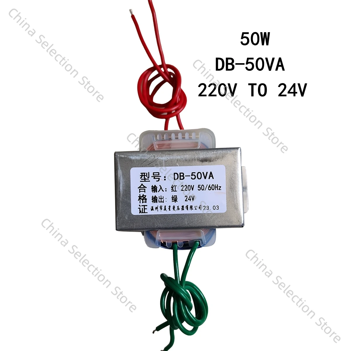 

EI66 Monitoring of EI Type 50W Transformer DB-50VA 220V to 24V 2A AC24V AC Transformer