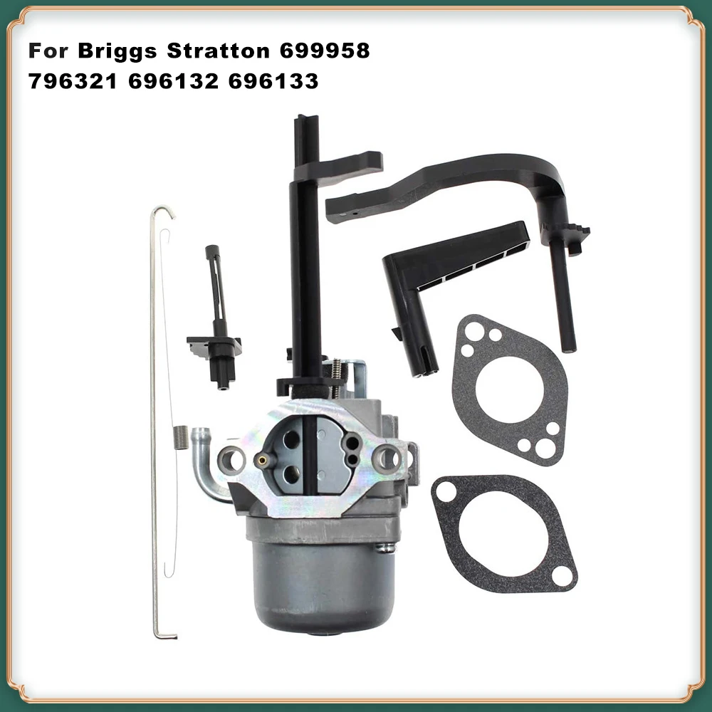 

Carburetor for Briggs & Stratton Snow Blower & Generator - Replaces 591378, 699958, 796321, 696132, 696133