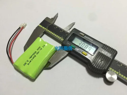 Новая подлинная батарея 3,6 В AAA 800 мАч Ni MH/беспроводной телефон, литий-ионный аккумулятор