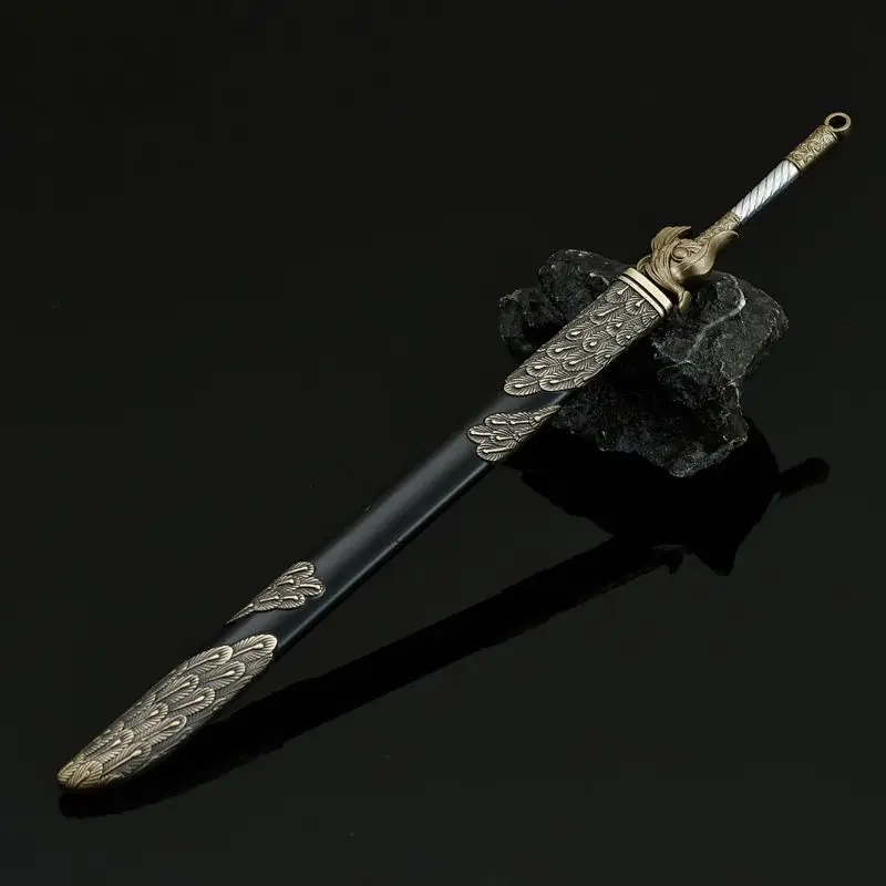 Chinese-style, ancient military-themed metal craft model ornament named 