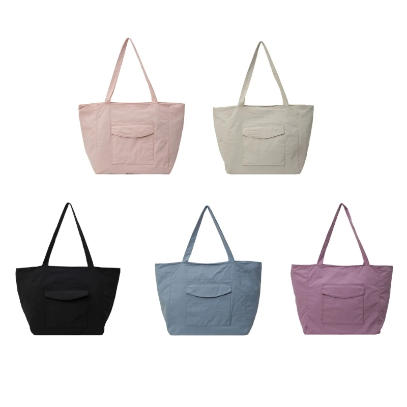 

Women Casual Bag Nylon Handbags Large Capacity Shoulder Bag Student School Bag Shopping Dating Bag for Work Travel 066F