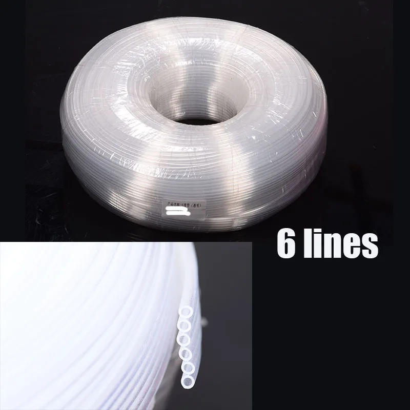 5 Meter Universal CISS Ink Tube DIY Kit Tank Line For Epson Canon HP Brother Printer Pipeline 4 lines 6 lines 8 lines