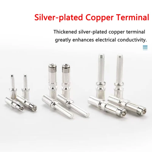 Imagen 2 del producto REMA-enchufe macho y hembra para carretilla elevadora, CC 150V, 80A, 160A, 320A, conector de carga de batería de alta corriente, enchufe Industrial