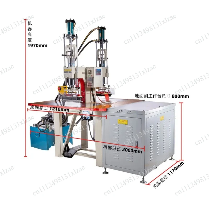 Small Electric High-Frequency Hot Press - Double-Head Foot-Stepping Hydraulic Embossing Machine for Fabric & Leather
