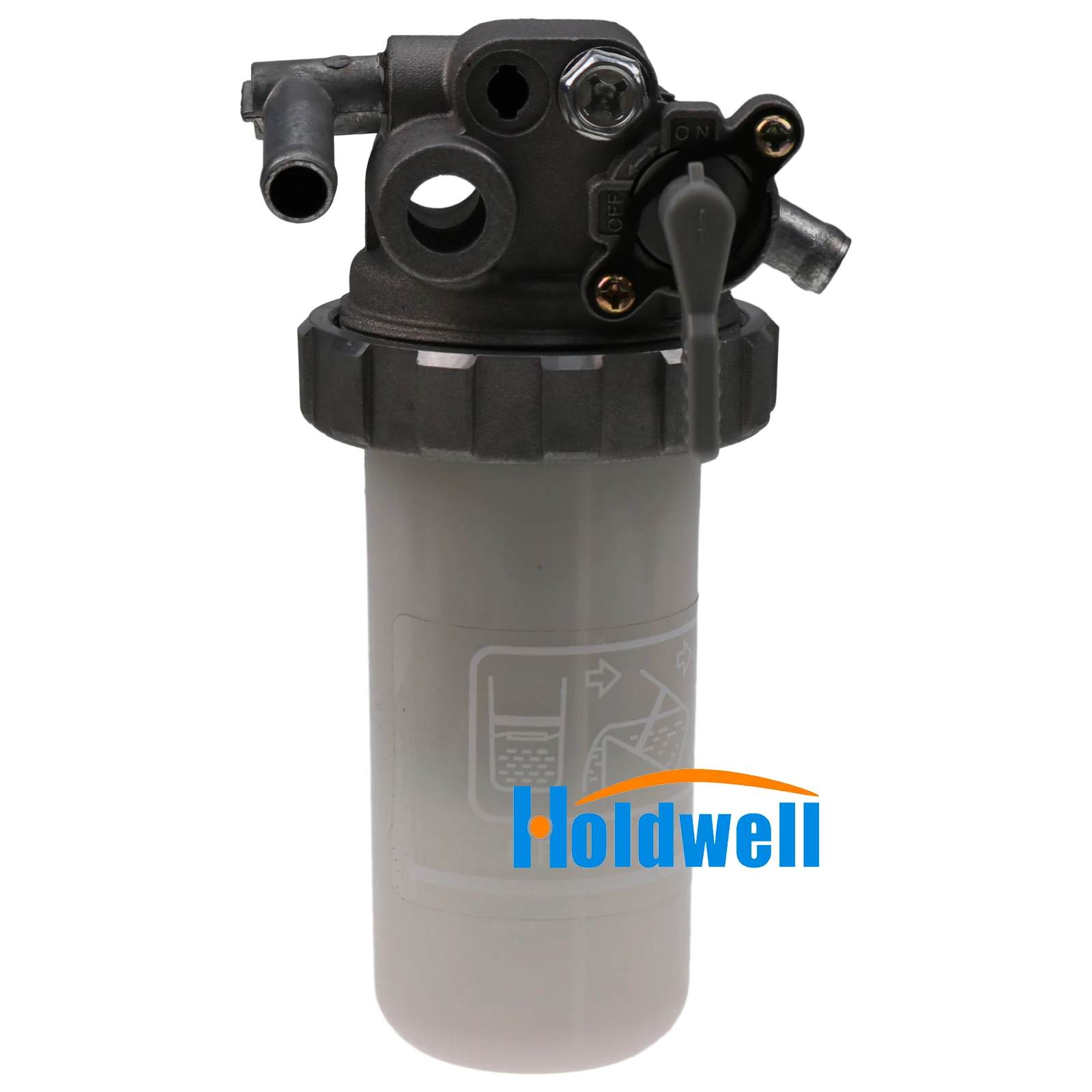 Holdwell Oil Water Separator Filter 58201-25740 15831-43353 for Kubota Engine D1105 V3307 Excavator KX121-3S KX161-3S KX71-3S