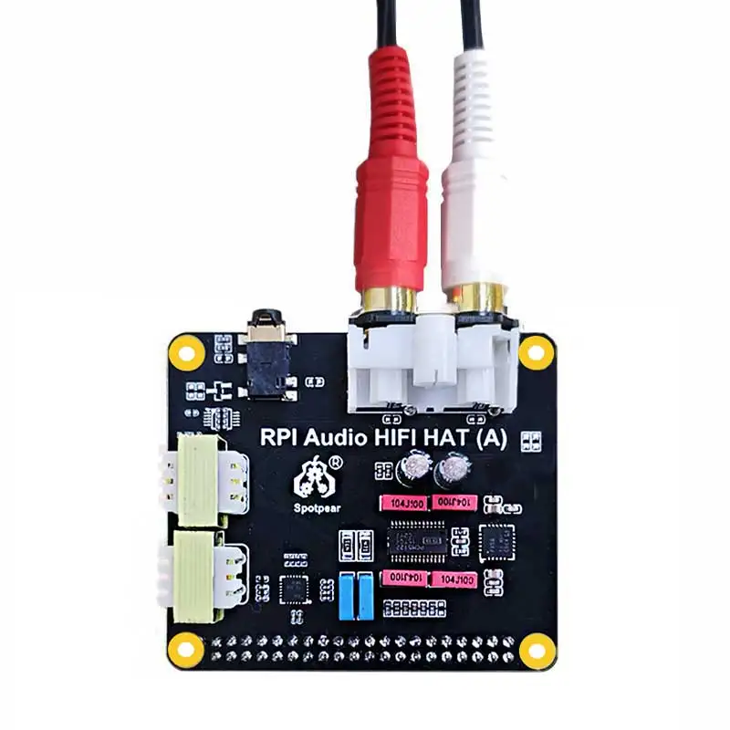 Raspberry Pi5 Audio HIFI HAT PCM5122 I2S بطاقة الصوت DAC أيضًا لسلسلة PI 5 / PI4 /PI3 /Zero