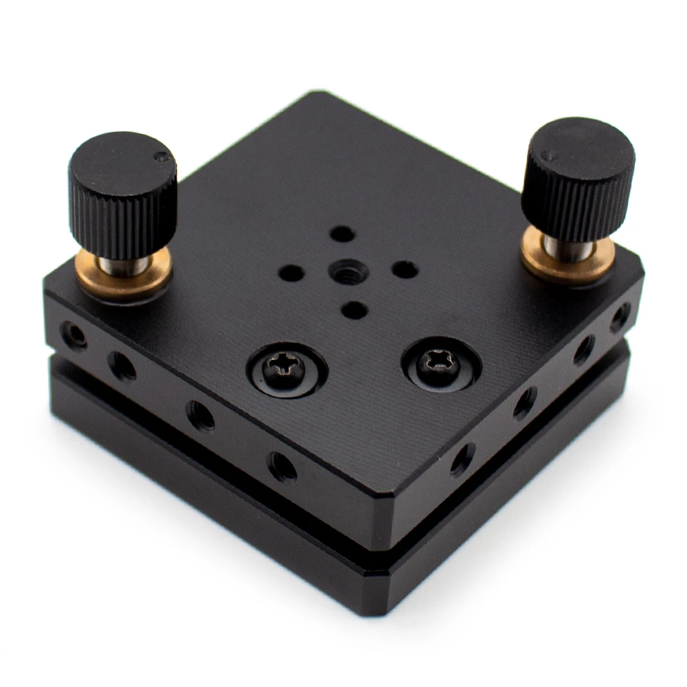 B-TP204 Small Tilt Adjustment Platform – Dual-Axis Pitch & Tilt Angle Stage for Lab Use