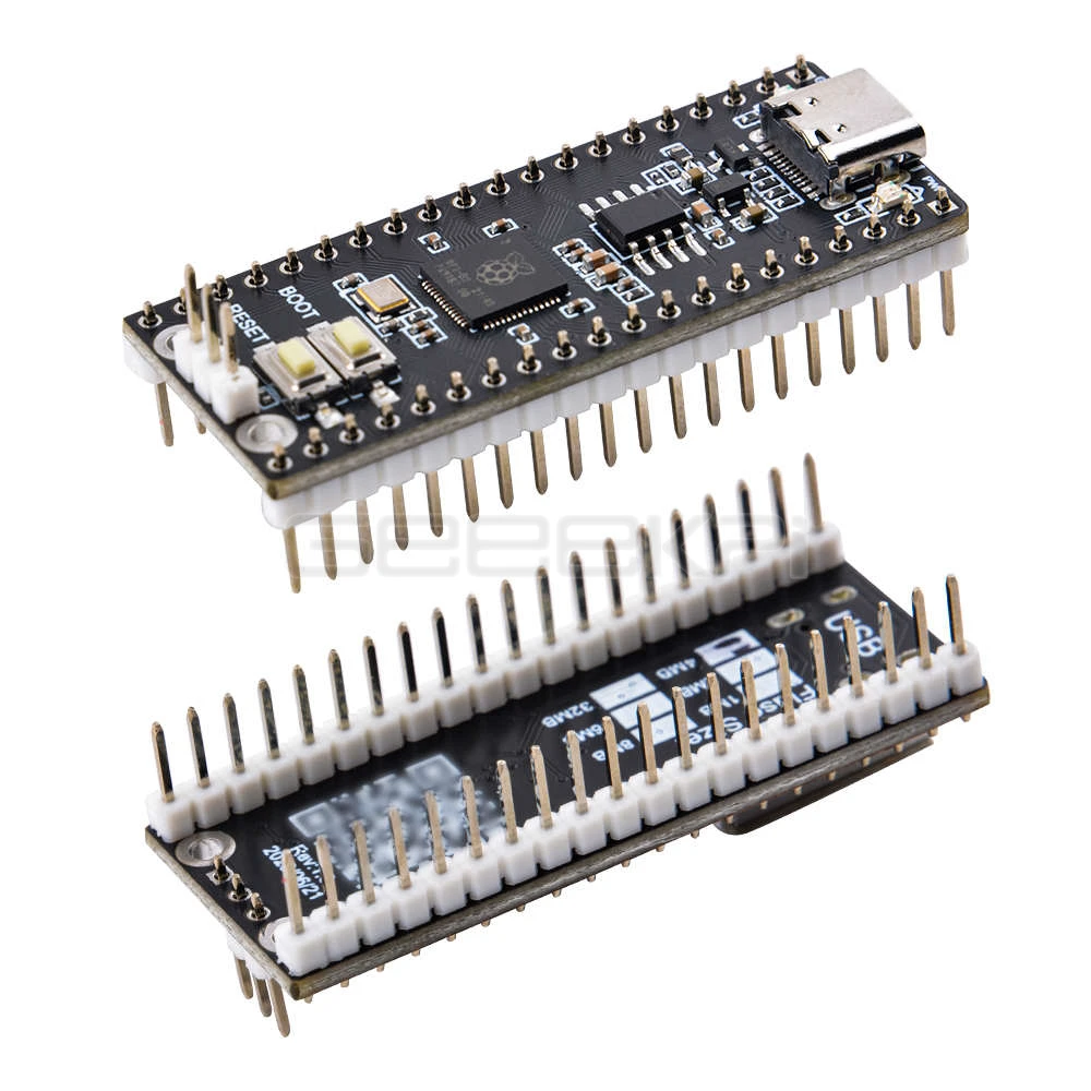 Geeekpi RP2040 Plus 4MB/8MB Mismo Pinout que la placa de desarrollo del microcontrolador Raspberry Pi Pico