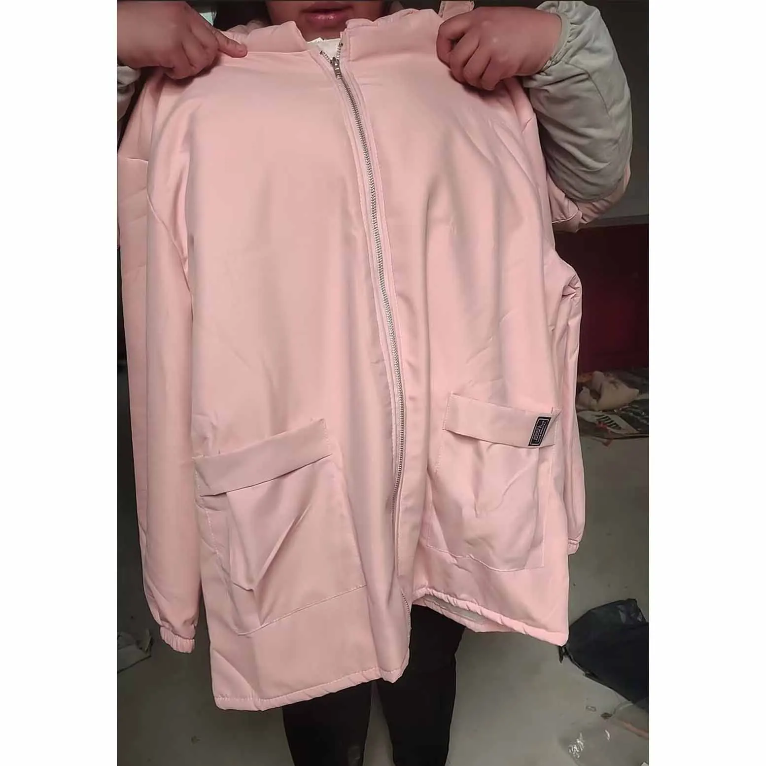 

Парки, женская зимняя куртка, бархатная утепленная ветровка, женское пальто большого размера, свободное пальто с капюшоном, длинная шерстяная подкладка, верхняя одежда