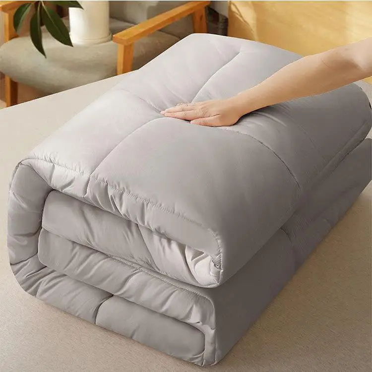 Thick Winter Quilt Duvet Double Layered Warm Student Dormitory Single Air Conditioned Cotton Summer Cool Lightweight Blanket