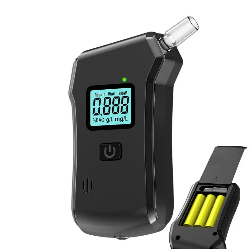 

Small Breathalyzer Home Use Detector For Alcohol High-Accuracy Alcohol Tester For Personal And Professional Use With Clear