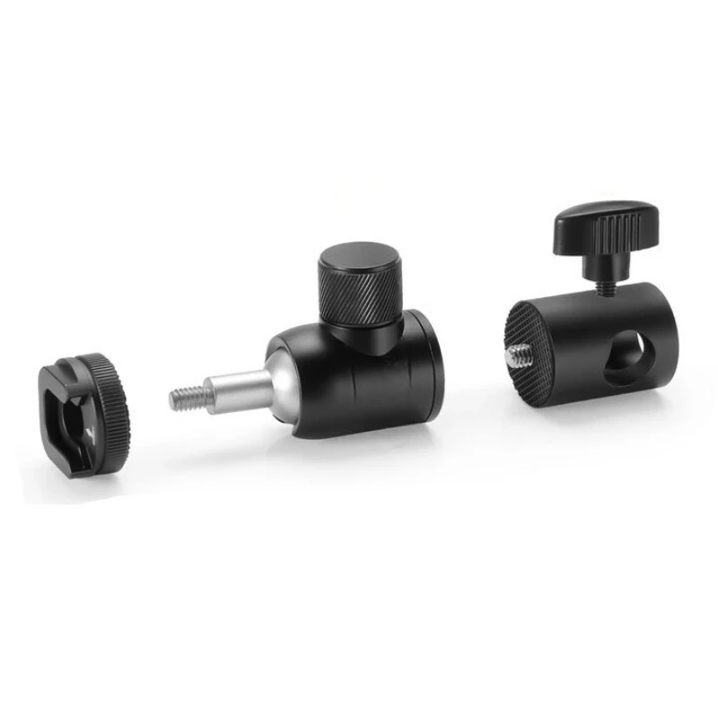 

5/8 "Light Stand Adapter Ball Head Ball Tripod Bracket 1/4" Adapter Cold Shoe Holder