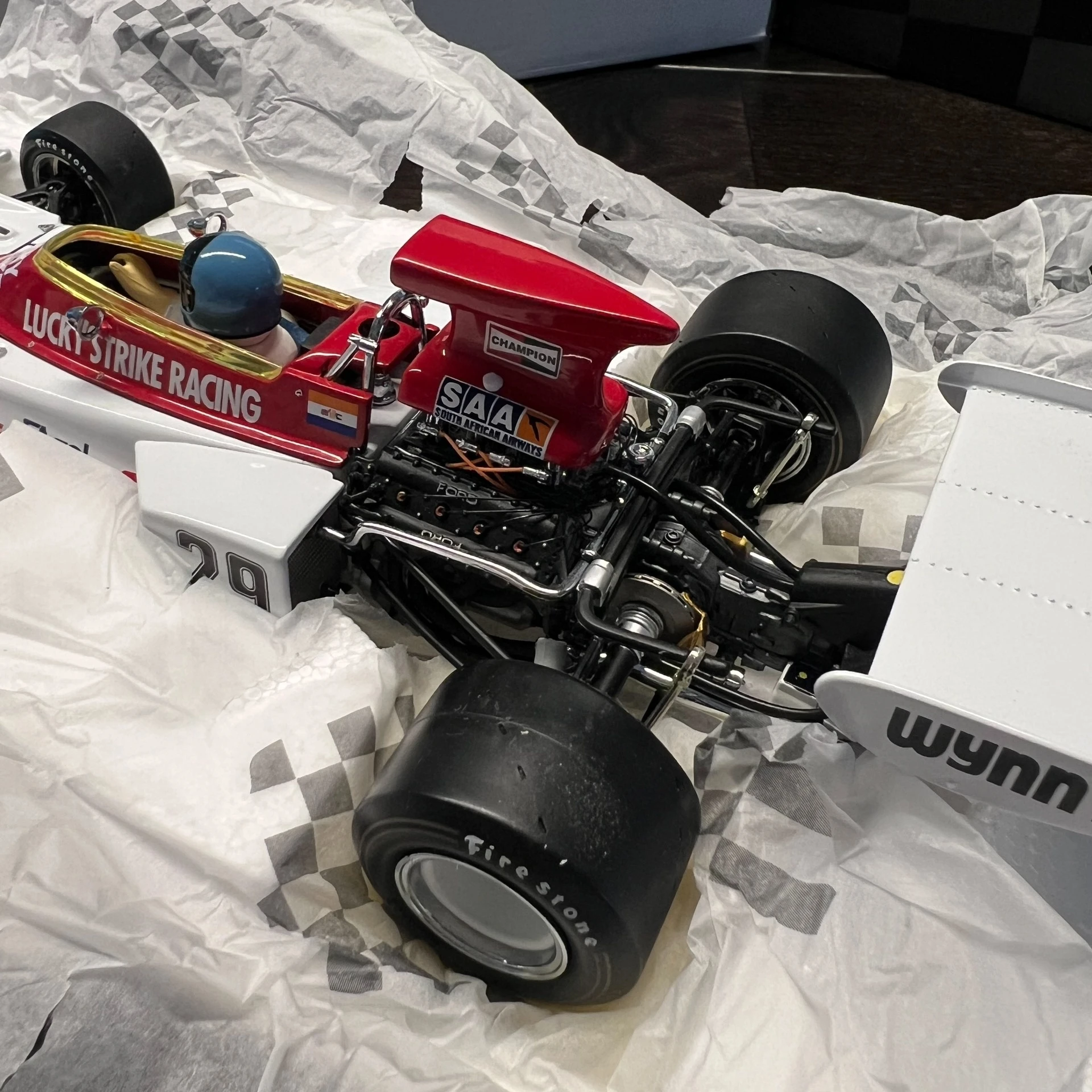 Exoto 1:18 f1 72d #29 bringen eine Puppe Simulation Limited Edition alle offenen Legierung Metall statische Auto Modell Spielzeug Geschenk