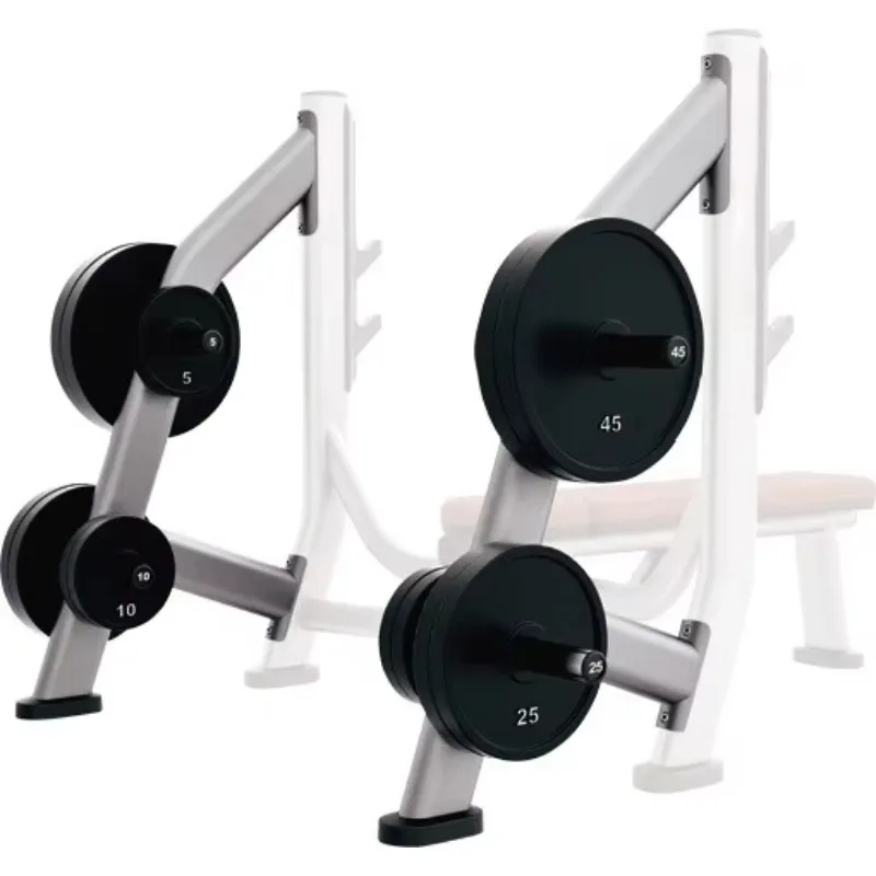 

YTYIN Commercial Flat Weight Bench With Integrated Plate Storage OEM ODM Heavy Duty Steel Frame Gym Free Weight Equipment