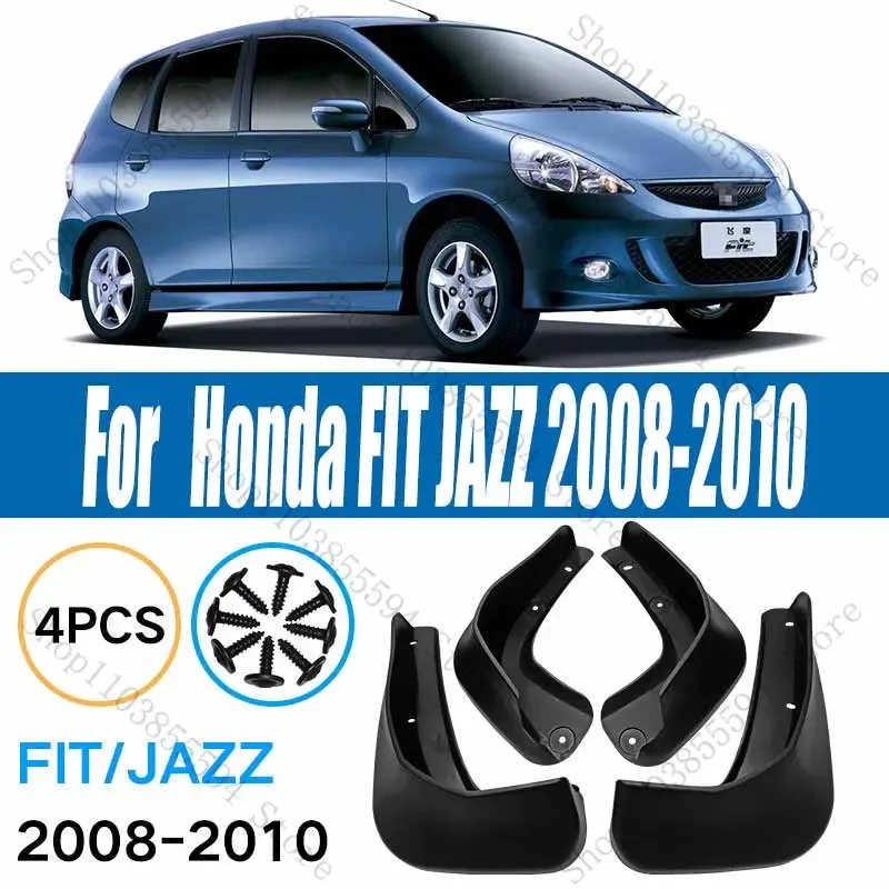 

Mudguard For Honda Fit Jazz 2008-2010 4pcs Mudflaps Mudguards Car Accessories Auto Styline Splash Guard Fender Mud Flap