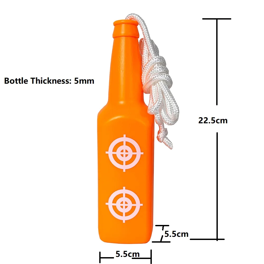 Colorful Shooting Bottls Targets Thickened Plastic ABS 5MM