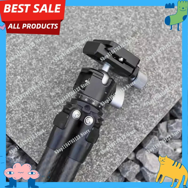 Factory direct sales portable carbon fiber gimbal tripod micro-single camera holder desktop travel outdoor mobile phone holder