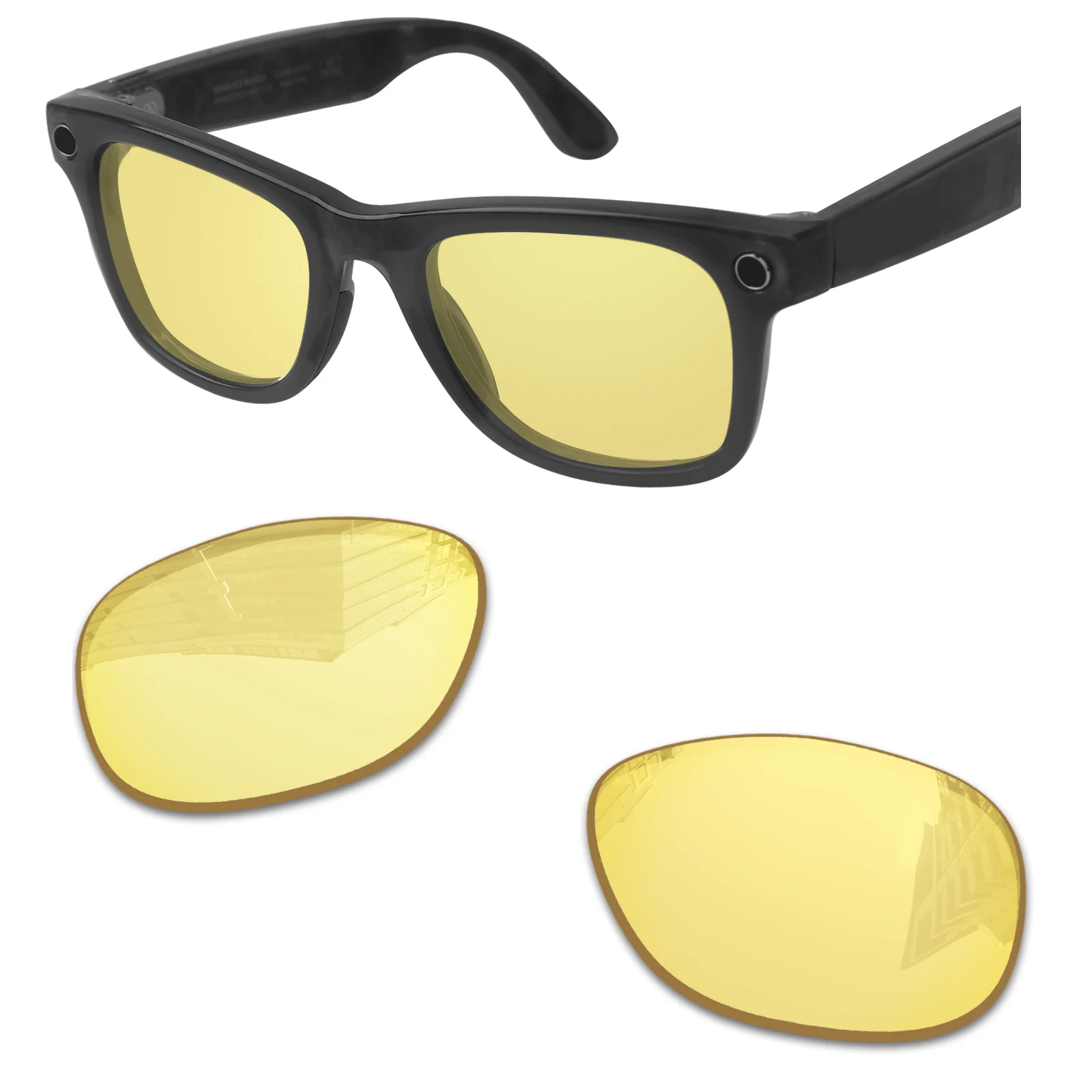 Nexpolarised Polarized Replacement Lenses Compatible with Ray-Ban RW4012 Wayfarer(Gen 2) 53mm Sunglasses - Multiple Color