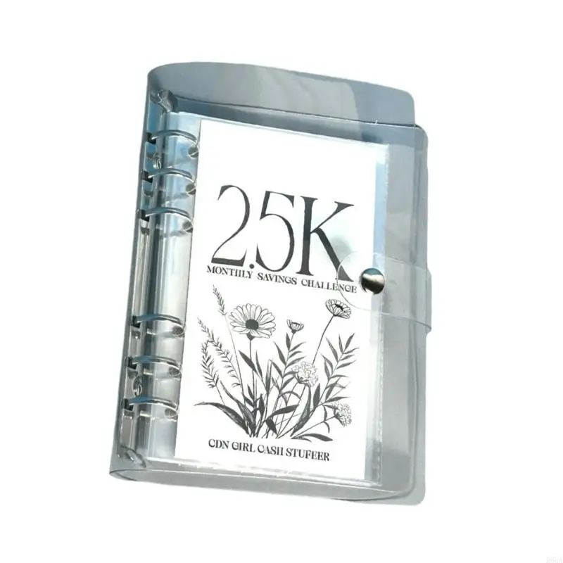 R66A Monthly Saving Shishing Challenge Binder con per adulti e familiari