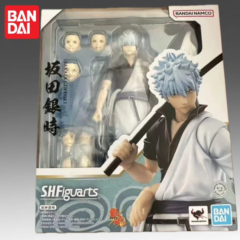 

В наличии Bandai Original S H F Gintama Sakata Gintoki Фигурка Модель Куклы Совершенно новая в штучной упаковке Аниме Персонажи Модель гаража