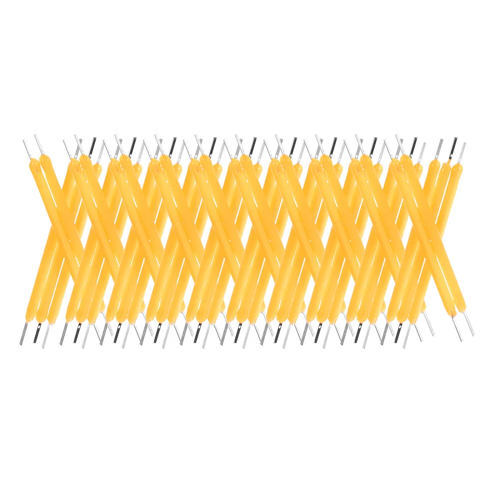 50 Pcs Light Bulb Filament Lamp Parts Diodes Hard Flexible for LED Accessories Fixtures