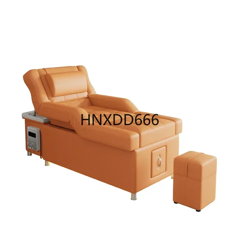 

Modern luxury electric reclinning massage bed with head, foot bath, rear lift and shampoo