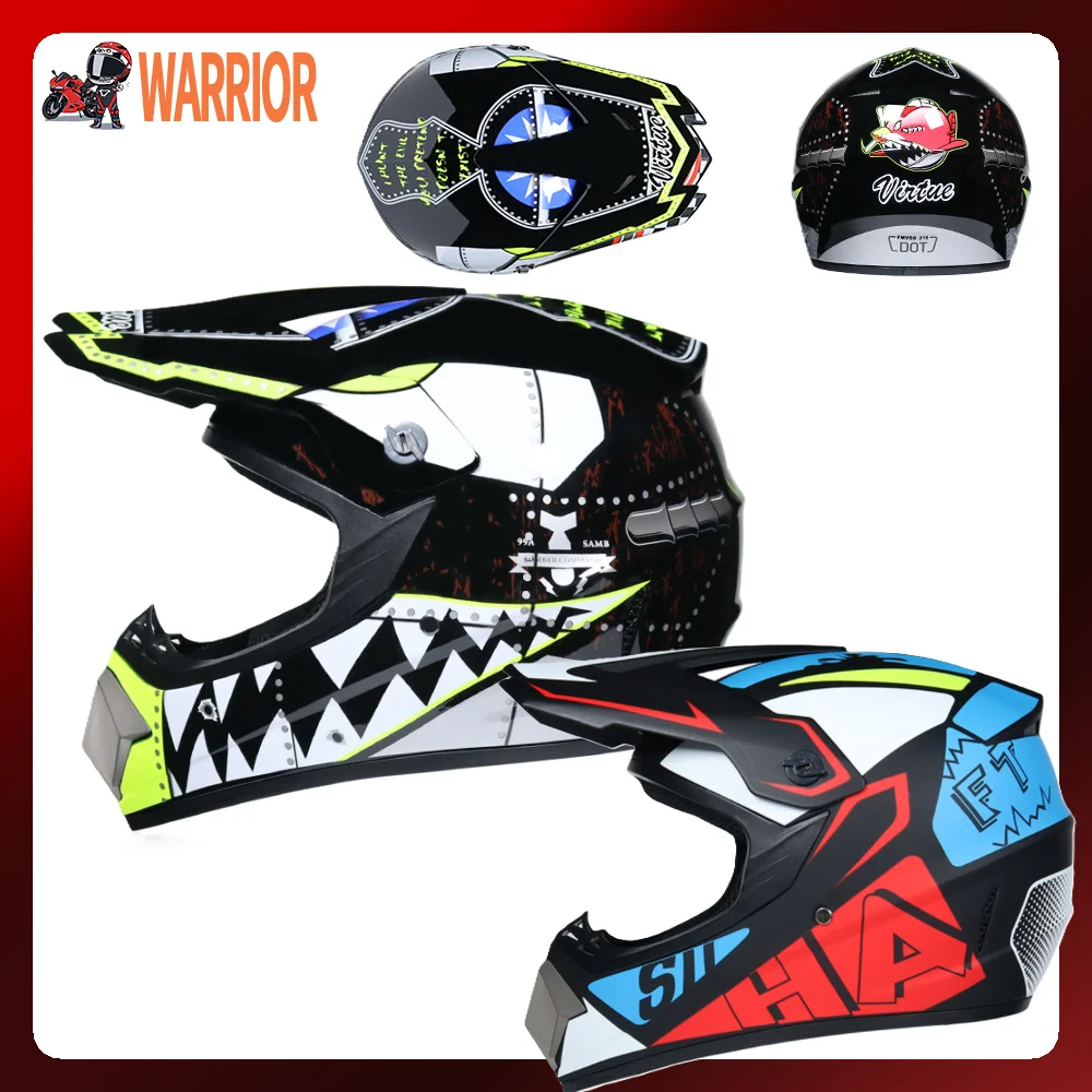 Motorcycle Helmet Children Anti-Fall Off-Road Helmet Bike Motorbike Downhill Cross Unisex Four Seasons Capacete Motocross Helmet