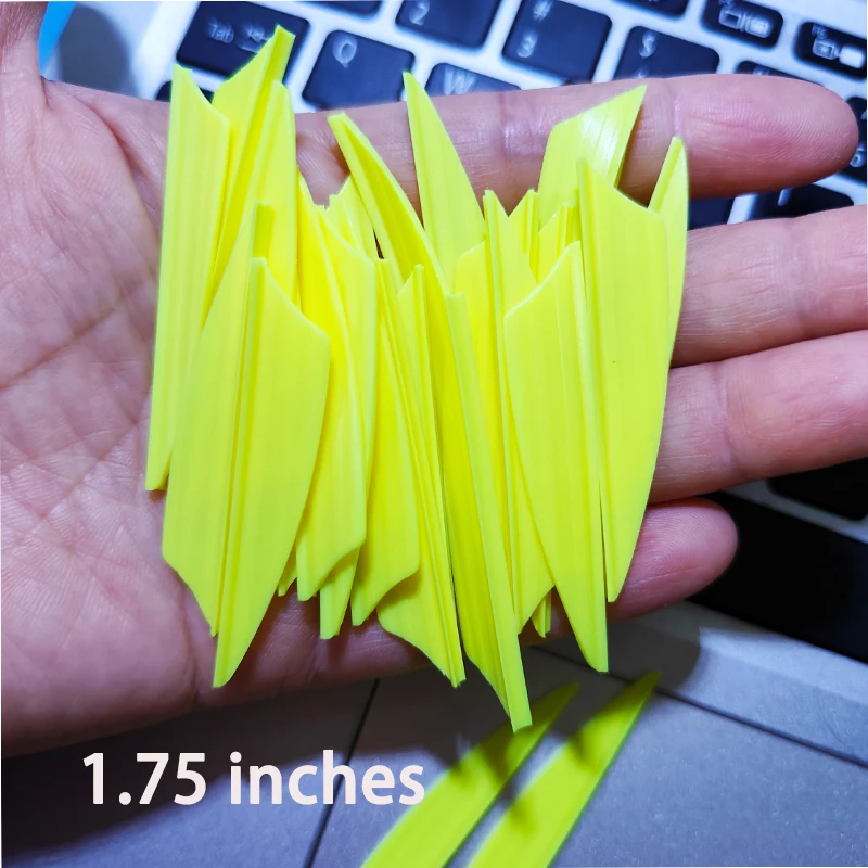 50/100 pcs Arrow Vanes 1.75Inch Air Groove Vanes Rubber Vanes Used For Archery  Shooting Accessories