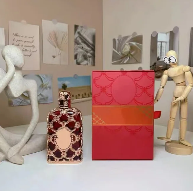 

Luxury Ruby Rose Eau de Parfum: 80ml Ornate Bottle, Rich Floral Scent for Women
