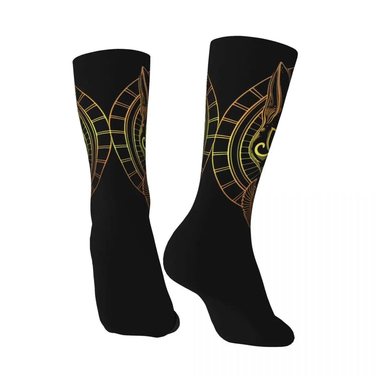 Katzen und Ankh Kreuz alten Ägypten Männer Frauen Socken Bewegung schöne Frühling, Sommer, Herbst und Winter Dressing Geschenke