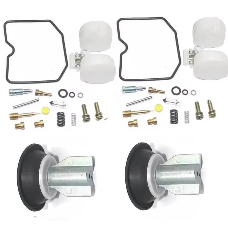 Para EN 450 500 EN450 454 LTD 1985-1990 EN500 1990-1994 kit de reparación de carburador de motocicleta piezas de tornillo de aire de aguja flotante