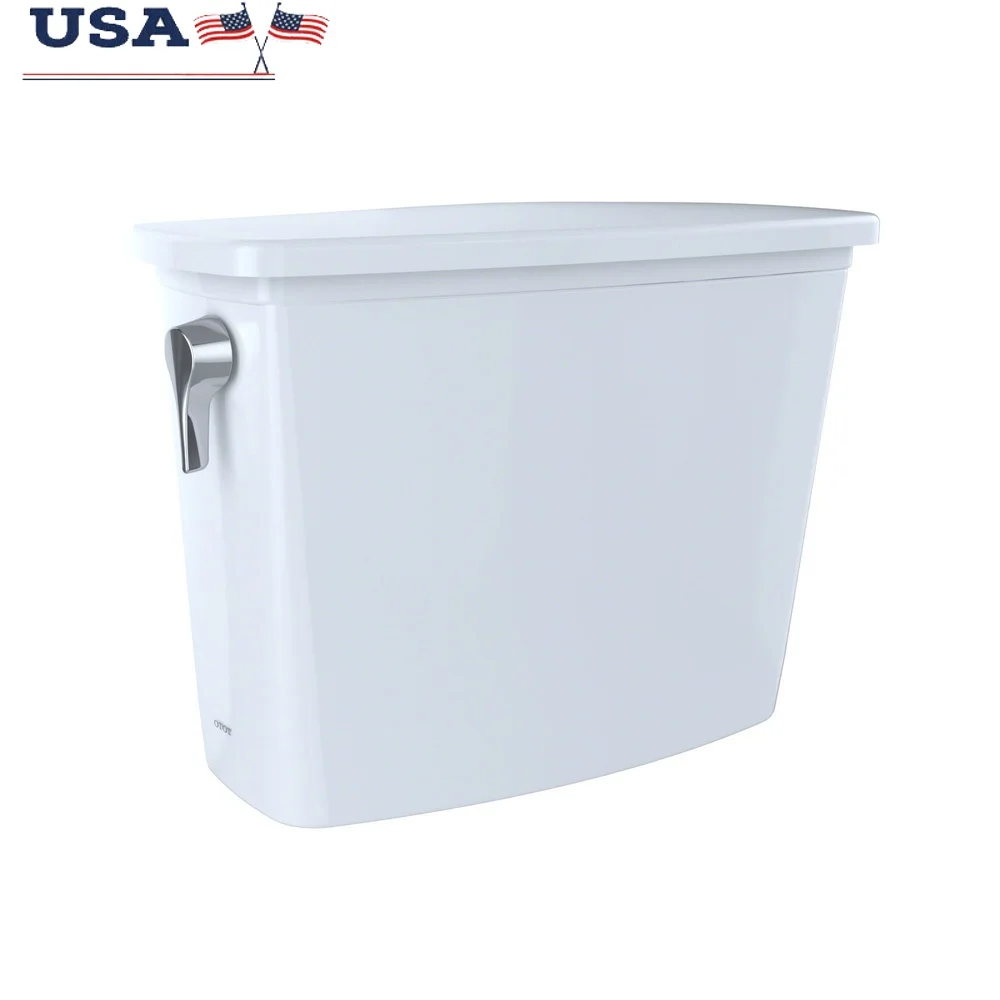 

Переходный бак для унитаза Eco Drake, 1,28 GPF, правый рычаг выключения, в комплект входит прокладка, колпачки для болтов для унитаза, совместимые с водой