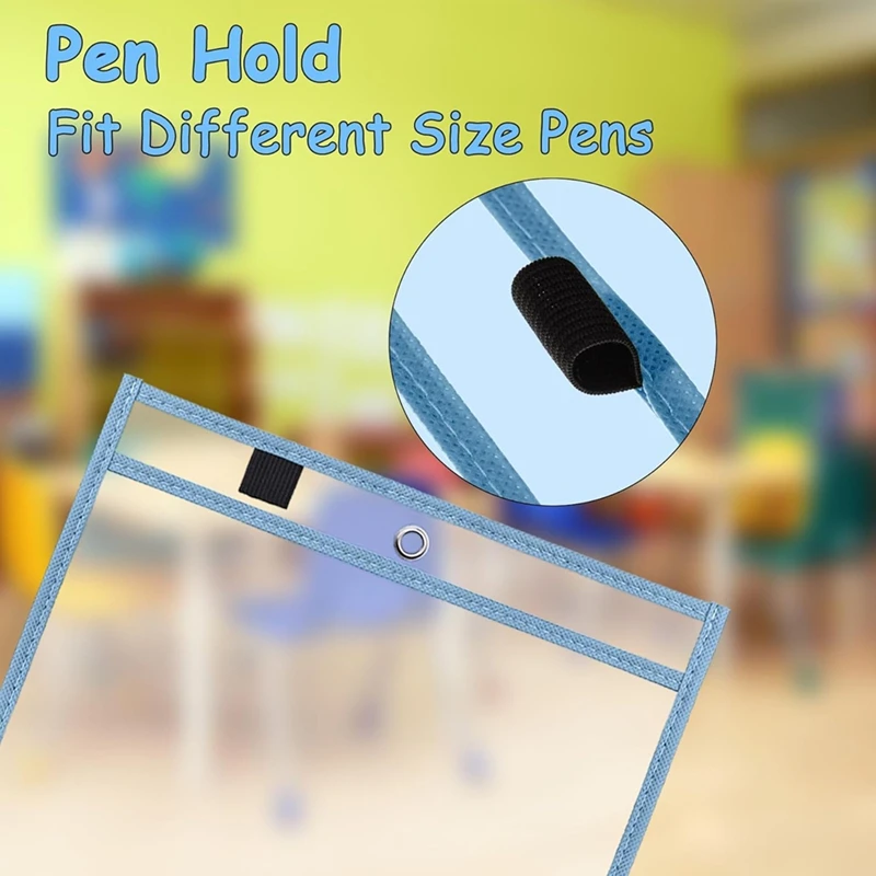 ABJY-droog uitwisbare zak herbruikbare hoezen, plastic vijlhoezen paginabeschermers voor leraren klaslokaal kantoorbenodigdheden