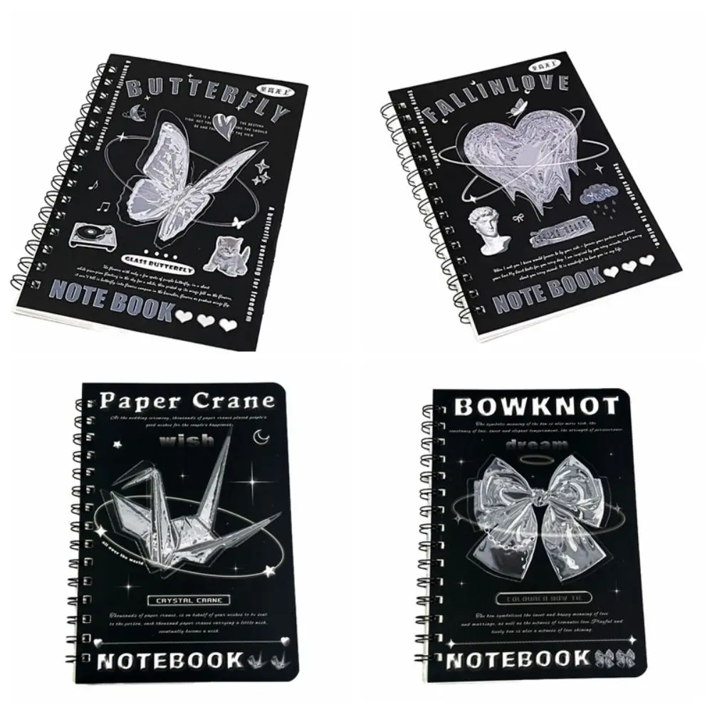 Manuale A5 Blocco note Bobina Notapad 50 fogli Y2K Vintage A5 Notebook Stile americano INS Stile americano Notebook Accessori per ufficio