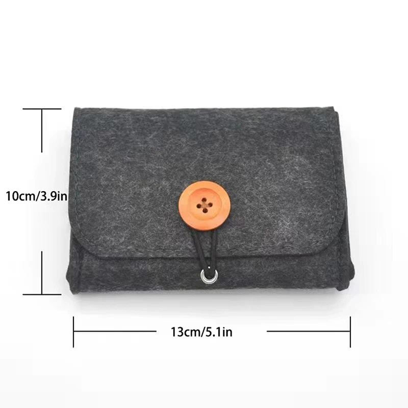 Felt Essential Oil Case for DoTERRA Young Living 6 Slots 10ML Storage Bag Bottles Holder Essential Oil Aromatherapy Storage Bag