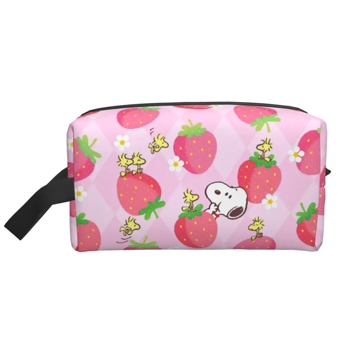 Custom Cute Snoopys Dog Cortoon Comic Makeup Bag Women Travel Cosmetic Organizer Beagle Storage Toiletry Bags Dopp Kit Case Box