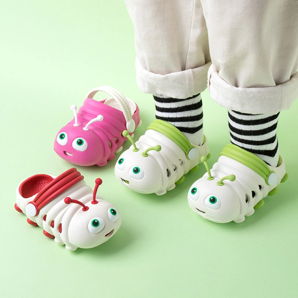 Cute Shape Kids Durable Clogs Adjustable Garden Sandals Clogs Cherry