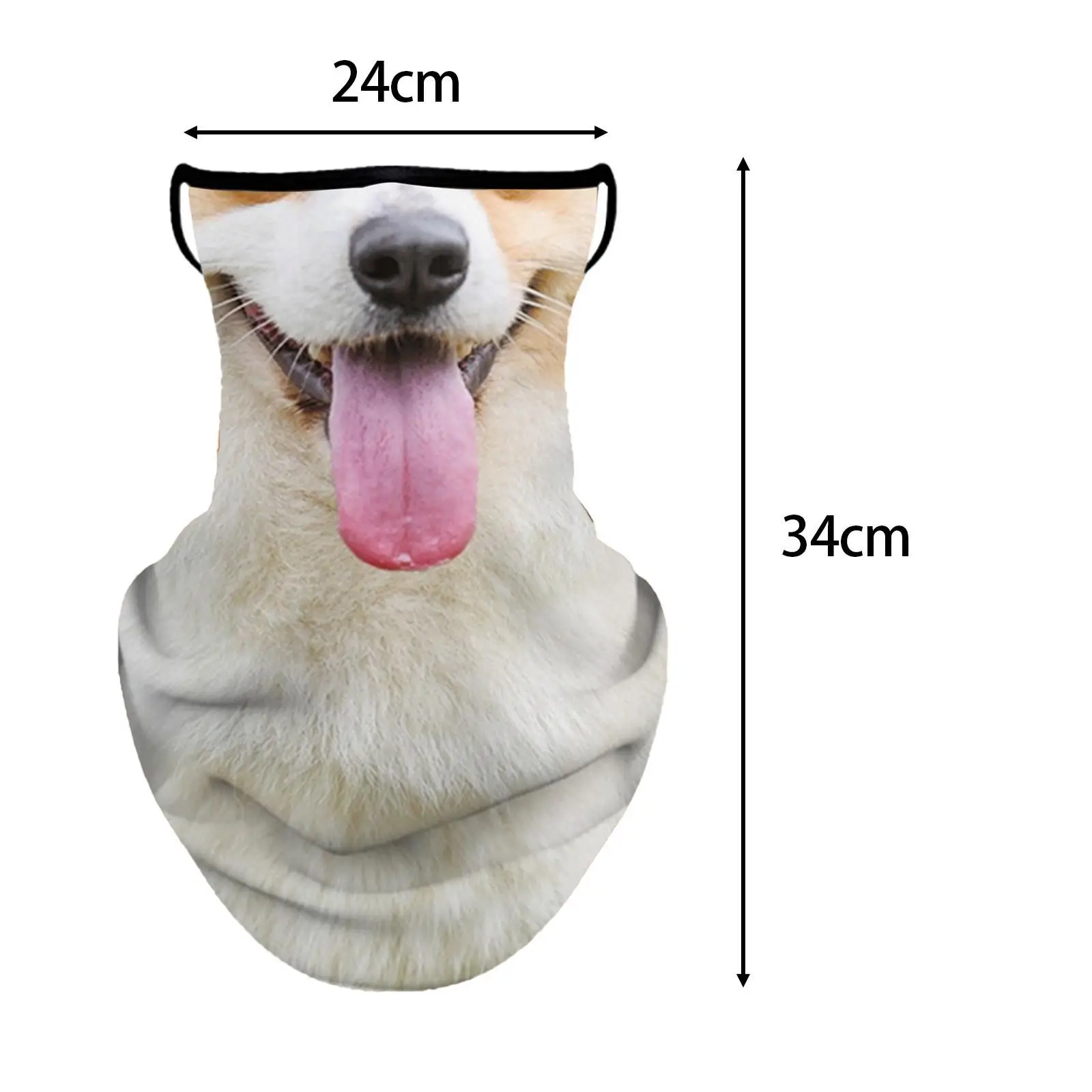 Lightweight Sun Protection Face Covering Breathable Earloop Bandana for Outdoor Leisure Activities Women