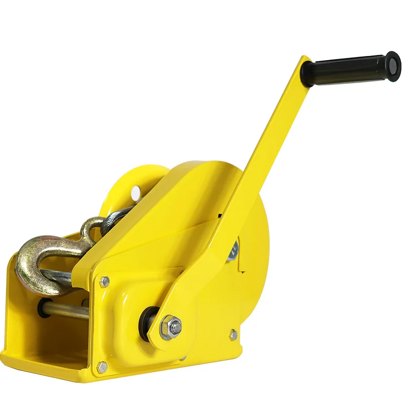 2600LBS Manual Hand Winch 10m Steel Cable, Lever Operated Pulling Tool for Vehicle Recovery Construction Lifting