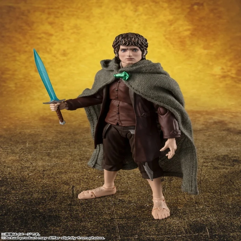 Original Bandai S.H.Figuarts The Lord of the Rings Frodo Baggins Gollum Aragorn Assembly model Action Figure Model Toy For Child - view 3