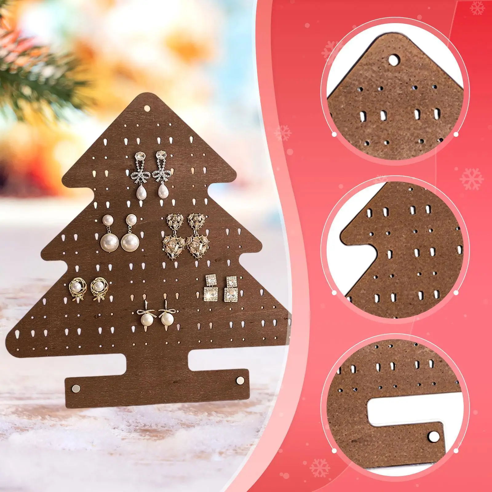 حامل عرض القرط للنساء والفتيات لعرض دعامة التصوير الفوتوغرافي لمتجر البيع بالتجزئة