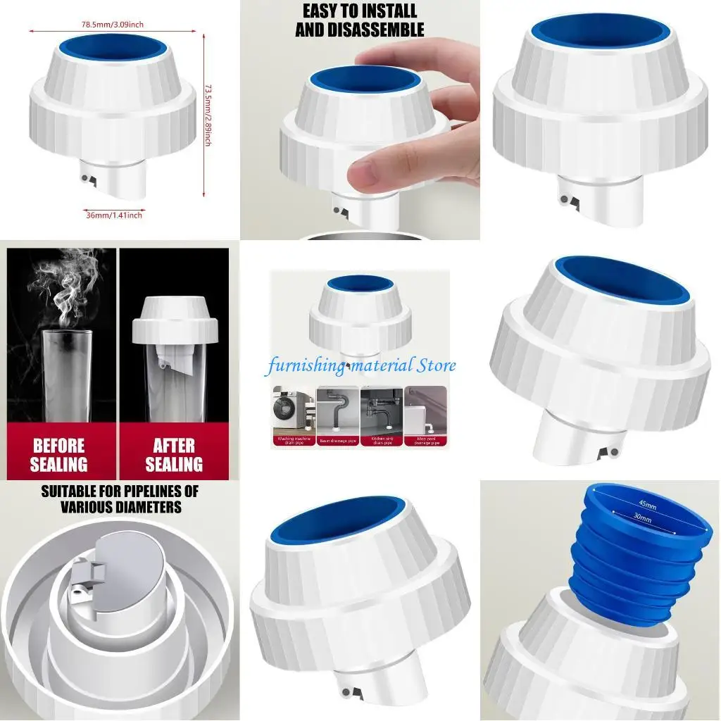 

Y5GD Floor Drain Plug Sewer Drain Pipe Deodorant Cover Floor Drain Backflow Preventer