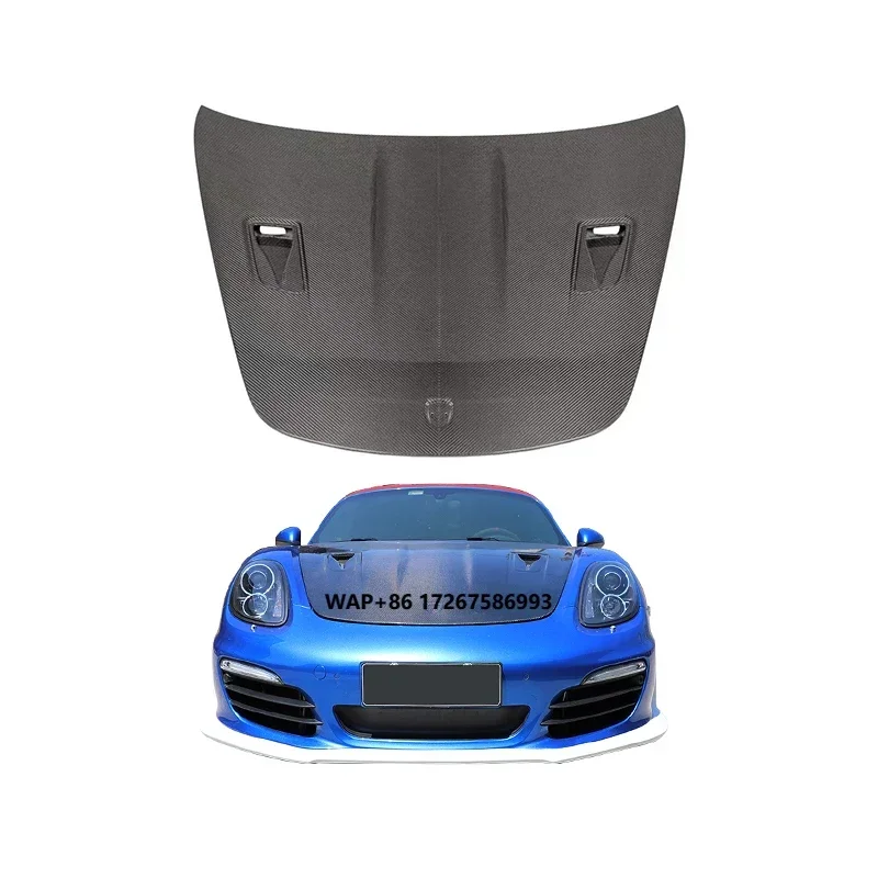 

For for 911 Upgraded Body Kits with Carbon Fiber Hood Front Bumper New Engine Hood for 991 GT3 RS 991.1 991.2 Cars