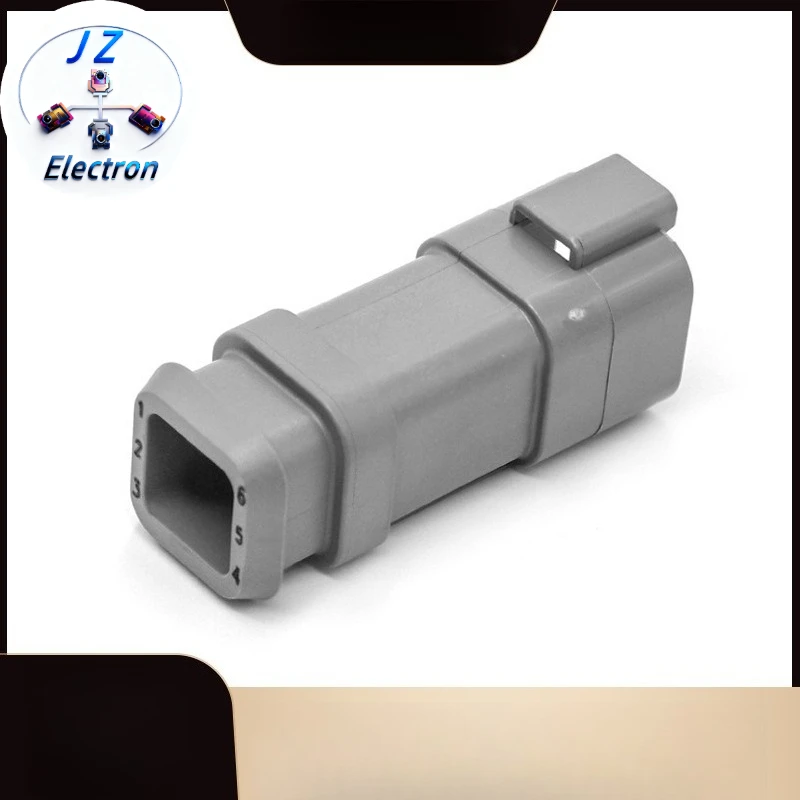 10PCS/SET DT04-6P-E008 Automobile High Cover 6 Hole Butt Harness Fuel Injection Nozzle